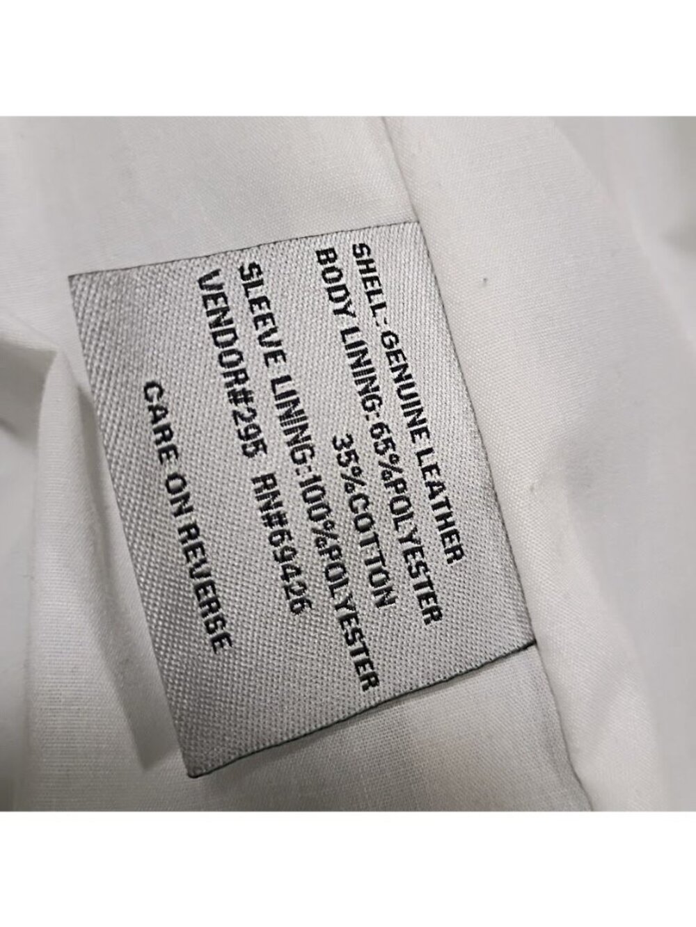 Wilsons Leather M Buttersoft Womens Slate White Clean Preppy Jacket Zip Pockets - Picture 7 of 16